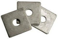 1' Square Plate Washer Hot Dip Galvanized (HDG) (Quantity: 30 pcs) - OD: 3-1/2' inch, Thickness: 0.39 inch