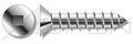 (1500pcs) #8 X 5/8' Flat Countersunk Square Self Tapping Screws, Stainless Steel 18-8, Ships Free in USA by Aspen Fasteners