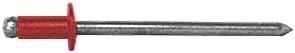 CRL Brown 1/8' Diameter, 1/16' to 1/8' Grip Range Aluminum Rivet with Aluminum Mandrel in Packs of 10000