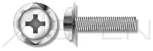 (400pcs) #6-32 X 5/8' Pan Phillips Sems Screws with Hex Nuts & Lock Washers, Stainless Steel 18-8 Ships Free in USA