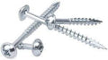 #8 x 1 Deep Thread Wood Screws/Combo/Round Washer Head/Steel/Zinc/Square & Phillips Combo Drive/Full Thread (Carton: 4,000 pcs)