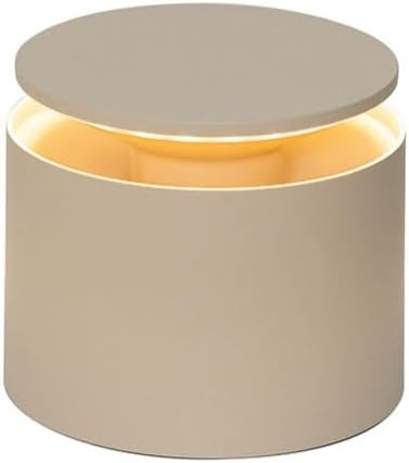 Zafferano, Push-Up Lamp, Rechargeable Cordless Table Lamp with Touch Controls, Suitable for Indoor and Outdoor, Dimmer, 2200-3000 K, Height 3.1-3.9 Inches, Sand Color