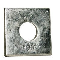 (200pcs) 5/8' Square Beveled F436 Hardened Washer, Hot Dip Galvanized (HDG) (inch), Size: 5/8'