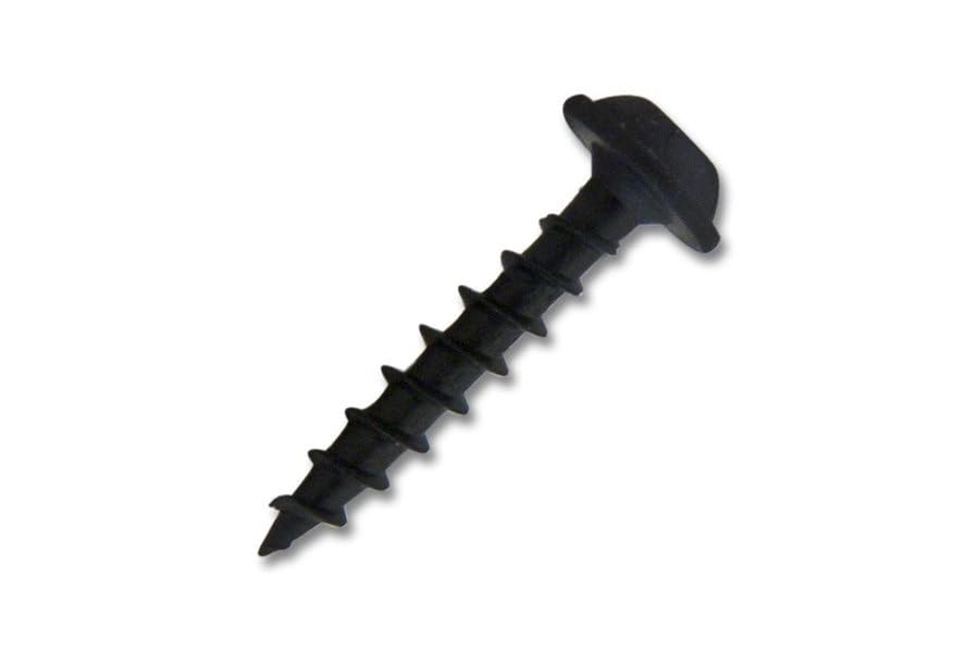 #8 x 1 in. Black #2 Square Round Washer Head Coarse Thread Self-Tapping (8,000 pcs)