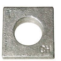 (360pcs) 5/8' Square Beveled Malleable Washer, Hot Dip Galvanized (HDG) (inch), Size: 5/8'
