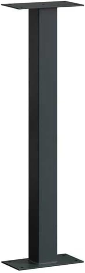 Salsbury Industries 4865BLK Standard Mailbox Post Bolt Mounted - Black