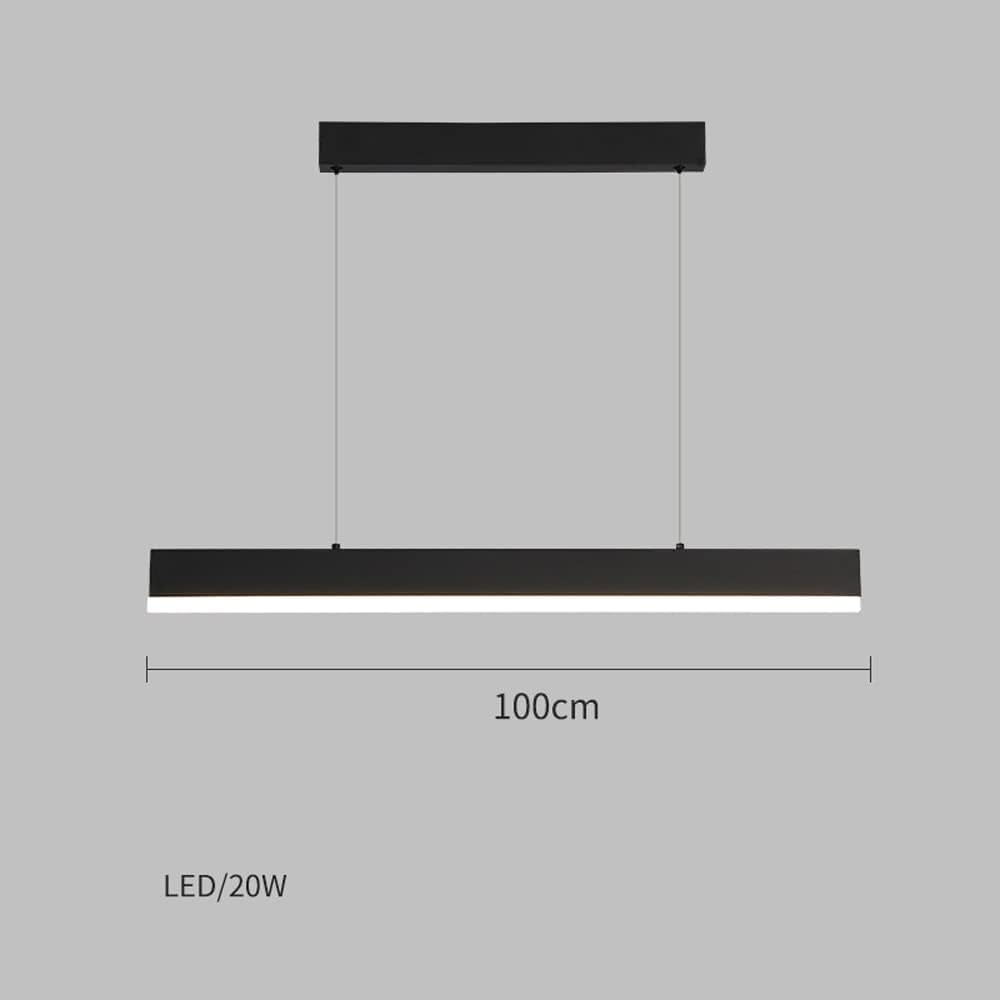 Straight Chandelier Pendant Light Dining Table Office Lamps, LED Hanging Light，Modern Design Compatible with Room Kitchen Lamp,Chandelier
