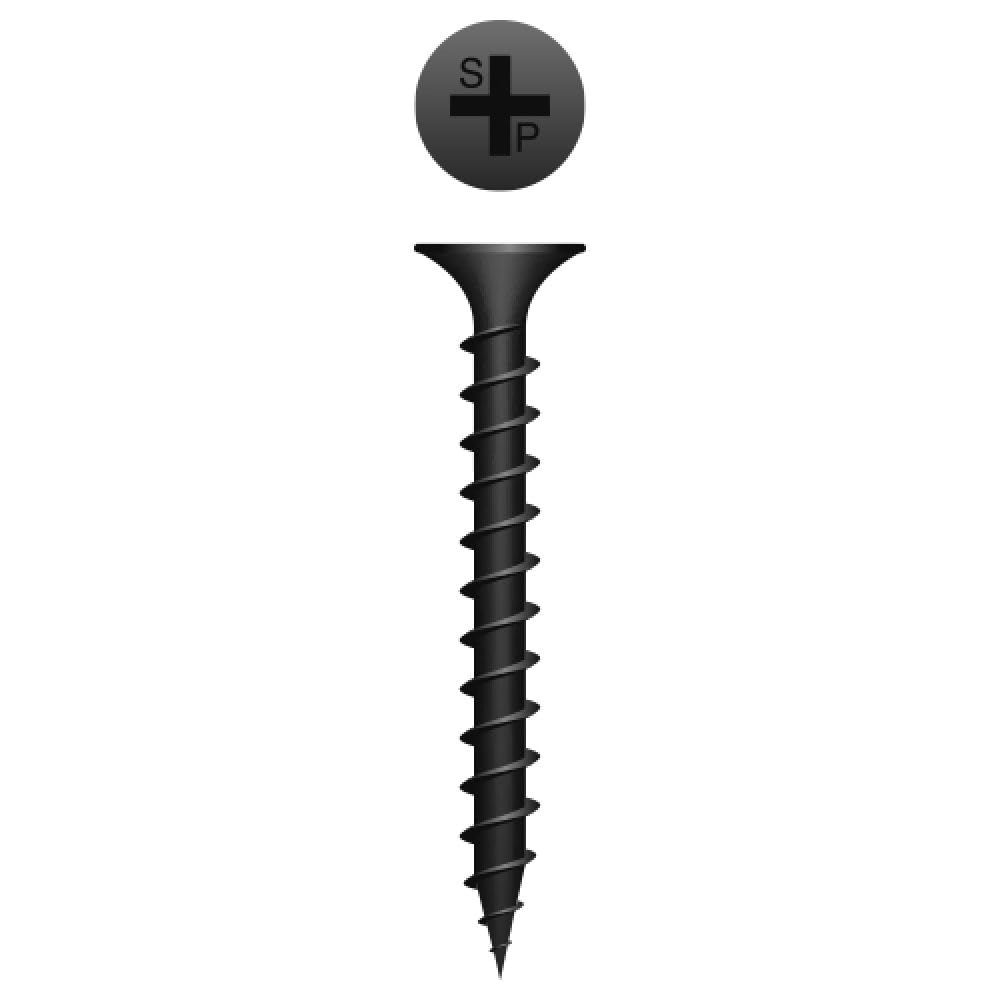 Strong-Point 610HL - #6 x 1 Bugle Head Drywall Screw, Phosphate 10000ct