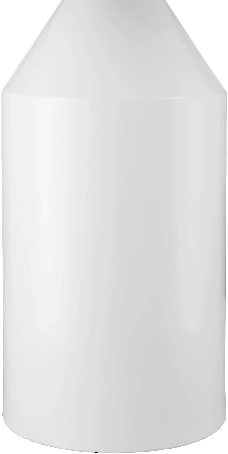 360 Lighting Felix Modern Cottage Accent Table Lamps 19' Tall Set of 2 White Tapered Geometric Metal Mushroom Dome Shade for Bedroom Living Room House Home Bedside Nightstand Office Family