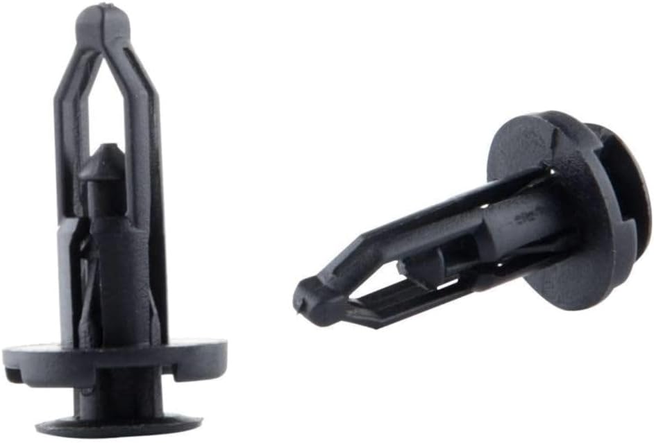 Bumper Trim 100X Car Push Retainer Pin Boby Rivet Moulding Clip (Black Plastic) for Toyota for Scion for Lexus Front Rear Left Right 28mm/1.1 Inches-Stem Length 521610K040 5216116010