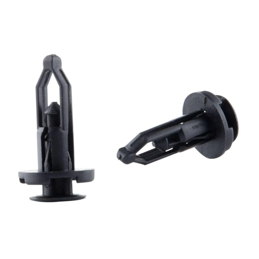 100X Car Push Retainer Pin Boby Bumper Rivet Trim Moulding Clip (Black,Plastic) for Toyota,for Scion,for Lexus Front Rear Left Right 28mm/1.1 Inches-Stem Length 521610K040 5216116010