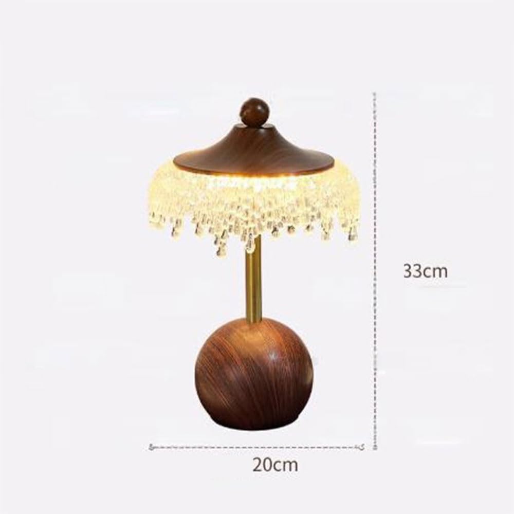 Crystal Table lamp Waterdrop Desk Lamp Bedroom Bedside Personalized Eggshell Atmosphere Sofa Table Lamps
