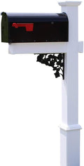 4Ever Products The Rodgers Vinyl/PVC Mailbox Post (Includes Mailbox)