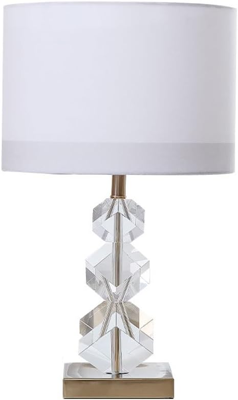 Crystal Table lamp Desk Lamp Bedside Master Bedroom Crystal Minimalist Living Room Table Lamps(Small)