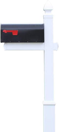 4Ever Products The Hayes Vinyl/PVC Mailbox Post (Includes Mailbox)