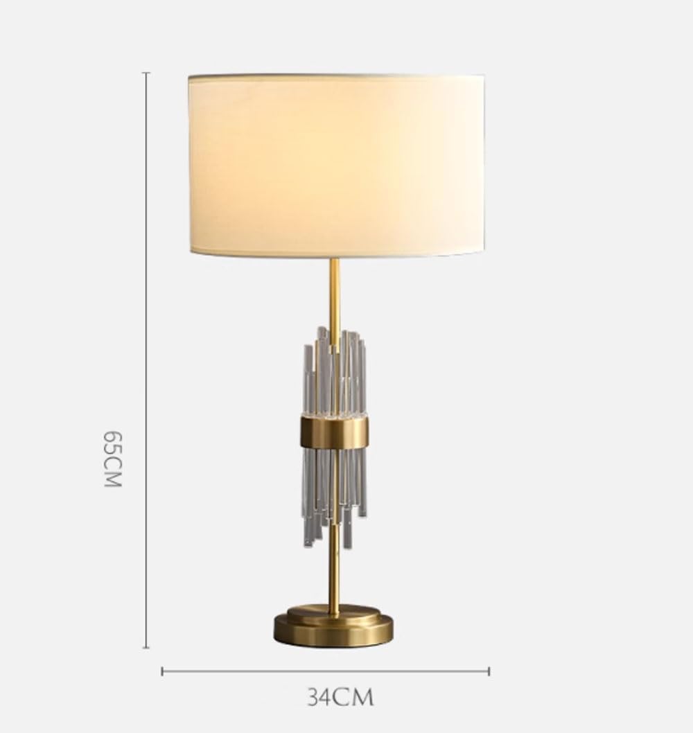 Crystal Table lamp Crystal Desk Lamp Minimalist Bedside Decorative Creative Personalized Background Wall Table Lamps