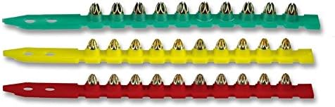 Hilti Powder Actuated Fastener Cartridge - .27 6.8/11 M Short - Strips of 10 - Yellow - Medium - Pack of 1000-50372