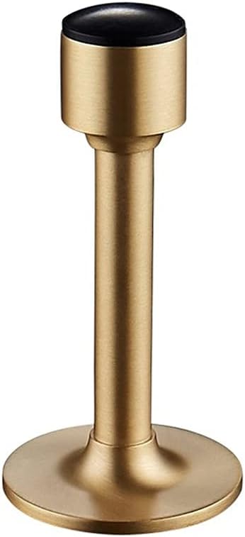 Brass Door Stops Hole Free Bathroom Door Stopper Heavy Duty Floor Wall Mount Bumper Door Holder Catch(Big)