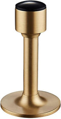 Brass Door Stops Hole Free Bathroom Door Stopper Heavy Duty Floor Wall Mount Bumper Door Holder Catch(Small)