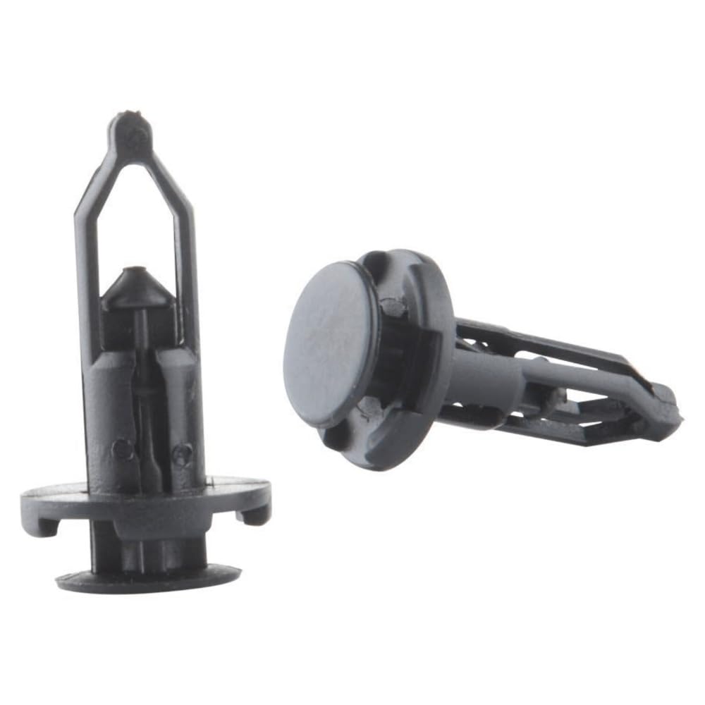 100X Car Push Retainer Pin Boby Bumper Rivet Trim Moulding Clip (Black,Plastic) for Toyota,for Scion,for Lexus Front Rear Left Right 28mm/1.1 Inches-Stem Length 521610K040 5216116010