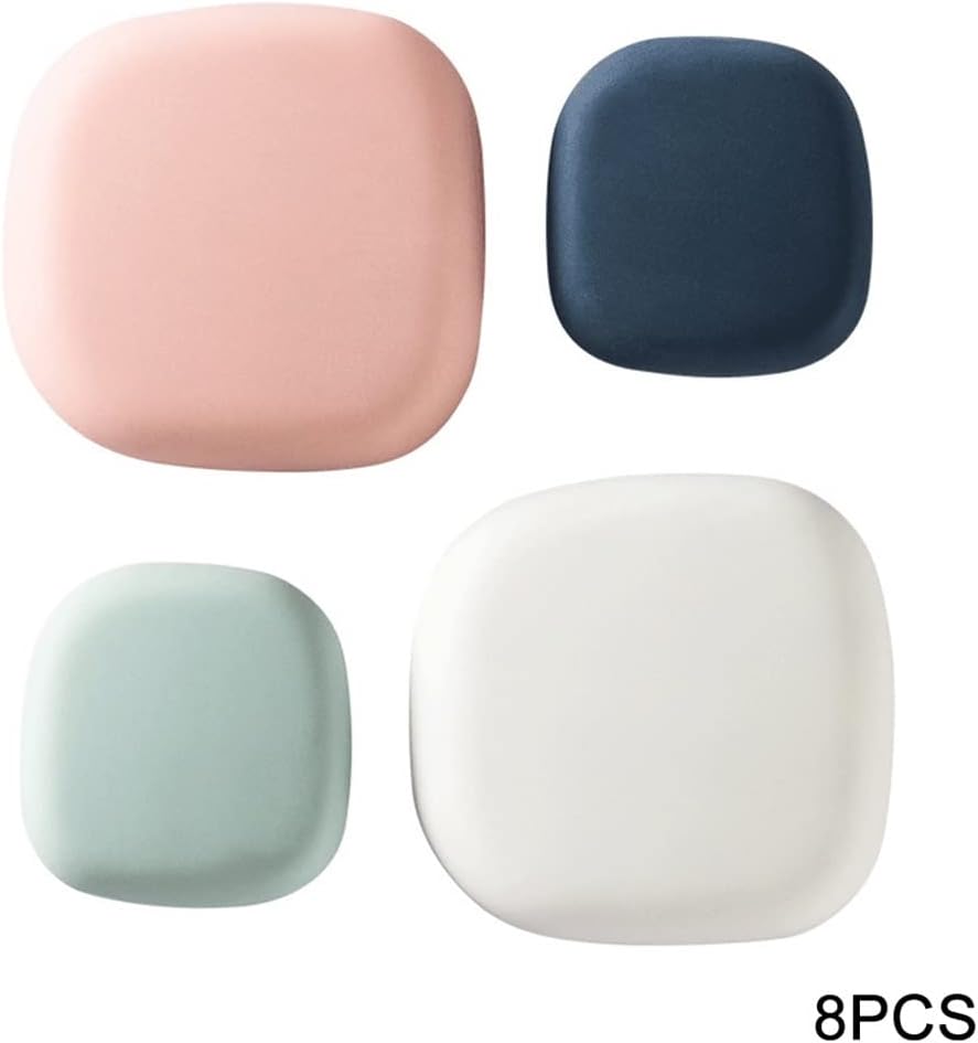 VIDI 8pcs/Pack Self Adhesive Silicone Bedroom Home Knob Handle Door Stopper Wall Protector Shield Bumper