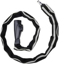 ,Bike Locks Heavy Duty/Bicycle Chain/Cycling Lock,Codes for Bike Cycle, Moto, Door, Gate Fence(Password White) (Key White)