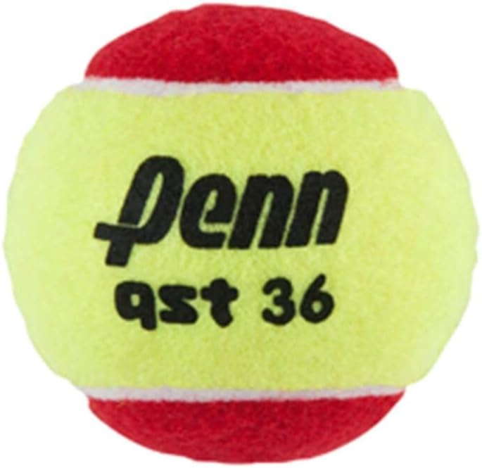 Penn QST 36 Red Felt Training Tennis Balls (Case - 72 Balls)