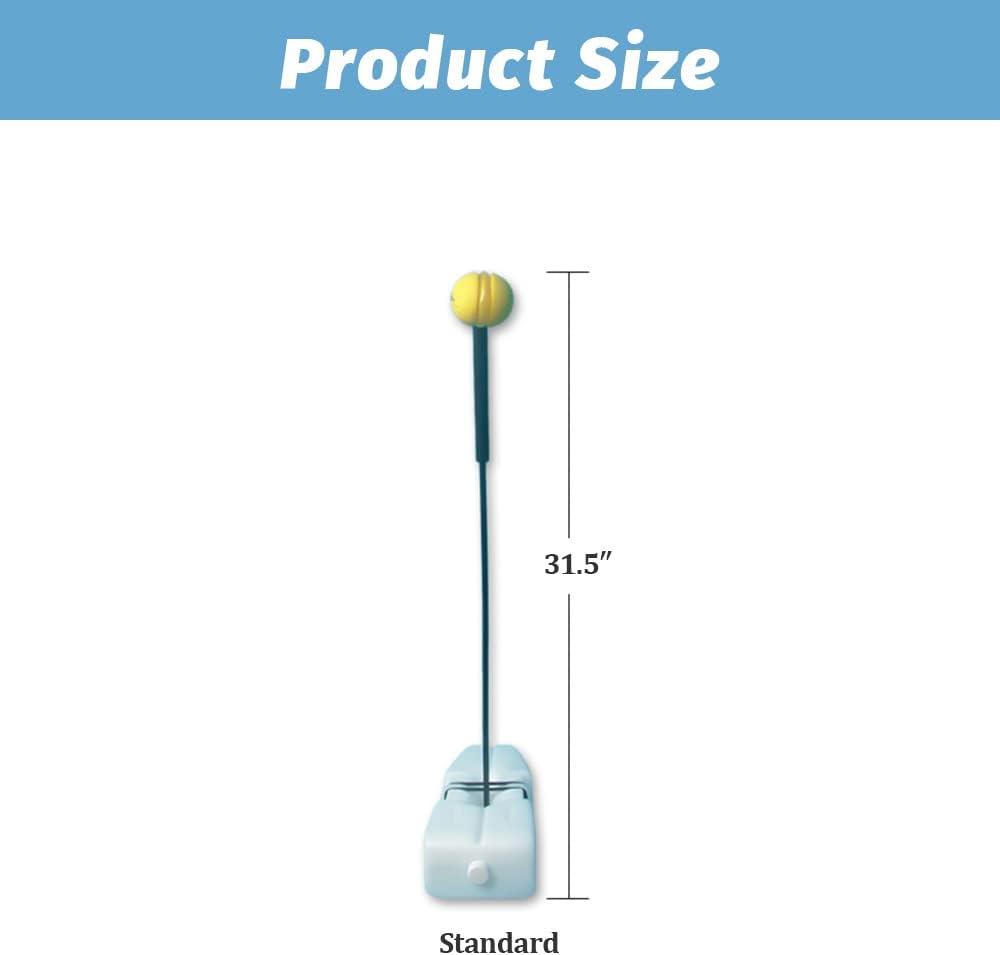Tennis Trainer Fixed Swing Racket Tennis Training Tool Self-Training Aid Tennis Training Equipment for Beginners and Professional Players for All Ages