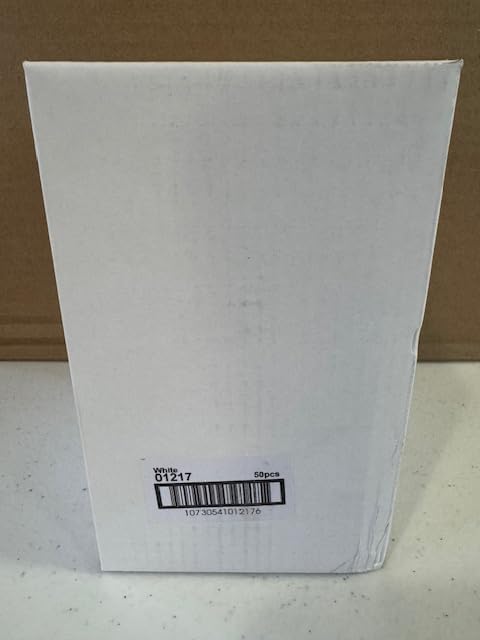 DoorSaver Door Stops in White Finish (50 Unit Box Pack)