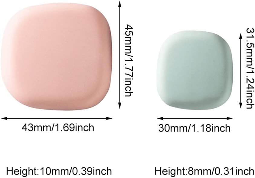 VIDI 8pcs/Pack Self Adhesive Silicone Bedroom Home Knob Handle Door Stopper Wall Protector Shield Bumper