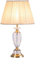Crystal Table lamp Crystal Desk Lamp Bedroom Light Luxury All Copper Living Room Decoration Bedside Table Lamps