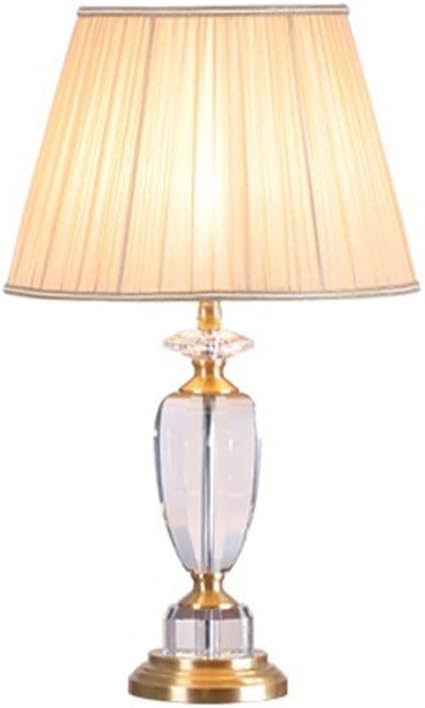 Crystal Table lamp Crystal Desk Lamp Bedroom Light Luxury All Copper Living Room Decoration Bedside Table Lamps