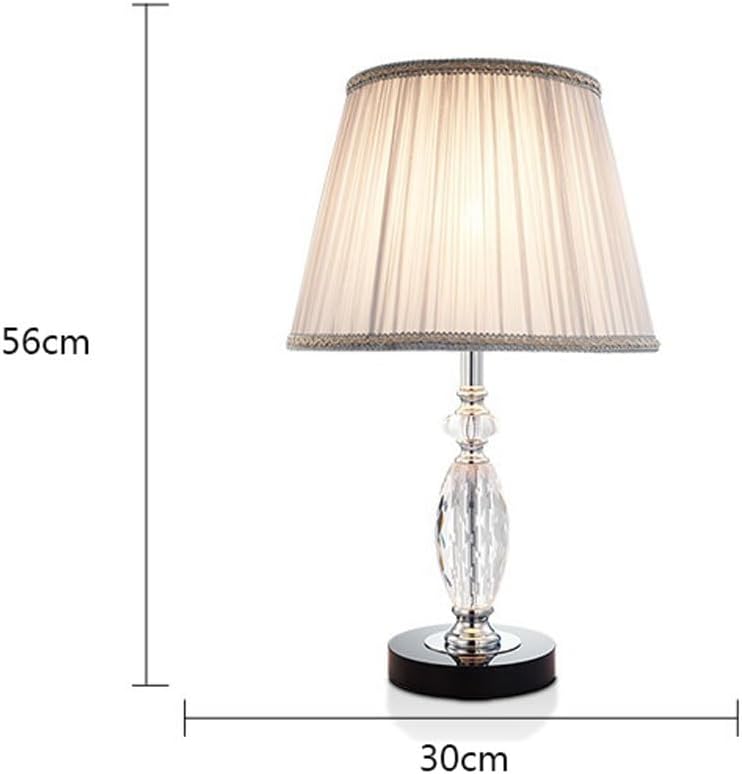 Crystal Table lamp Crystal Desk Lamp Minimalist Bedroom and Study Atmosphere Light Table Lamps(Natural)