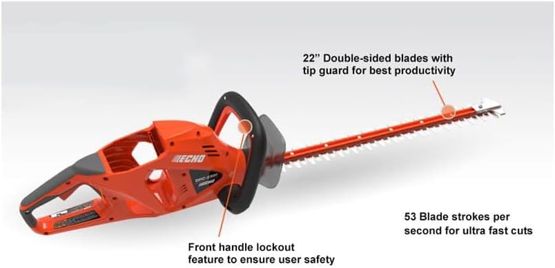 Echo DHC2300C1 eFORCE 56V Cordless Battery Hedge Trimmer