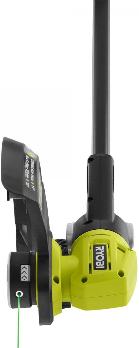 RYOBI ONE+ 18V 13 in. Cordless Battery String Trimmer/Edger with 4.0 Ah Battery and Charger Green