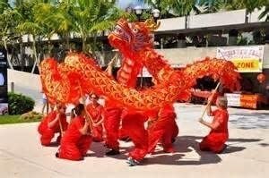 Dragon Head and Swinging Rope for Dragon Dance Chinese Oolong Floating Ribbon Silk Ribbon Streamers(Color:B)