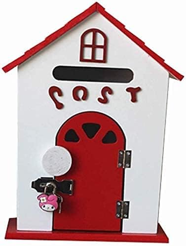Mail Boxes Wall Mounted Mailbox Parcel Box Letterboxs Indoor Wooden Mailbox Creative Personality Lockable Secure Post Box Parcel Box Drop Box 927