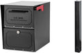 Architectural Mailboxes 6200B-10 Oasis Classic Locking Post Mount Parcel Mailbox with High Security Reinforced Lock,Black and Mail Boss 7121, Black In-Ground Mounting Post, 43 x 4 x 4 inches, for Use with Mailbox