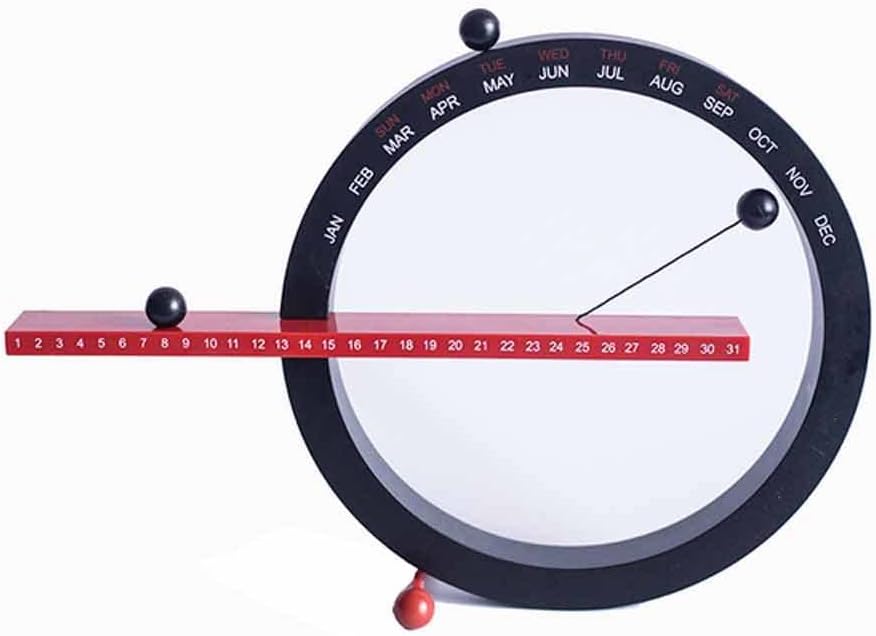 Magnetic Ball Clock Perpetual Calendar Home Decoration Living Room Bedroom Decorations