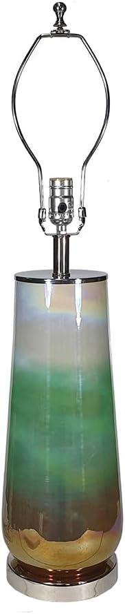 Montary 30' Artistic Aesthetics Bedside Table Lamp, Oil Painting Style Blending Glass Table Lamp for Bedroom Living Room Office College Bookcase Console Decor