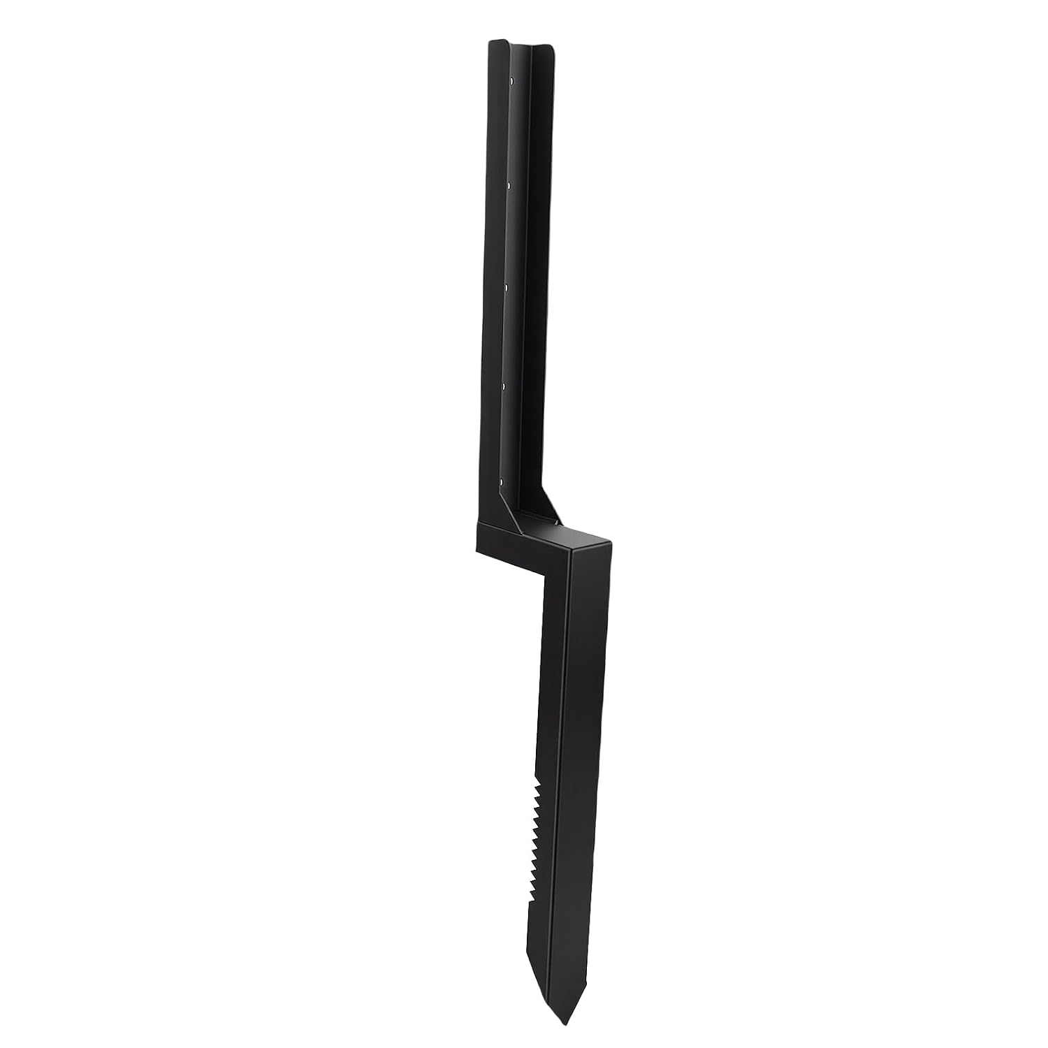 Luocute Fence Post Repair Kit, Heavy Duty Steel Anchor Stakes with Gloves and Screws Accessories for Broken Tilted Wood Support, Agricultural Fencing Decking Posts