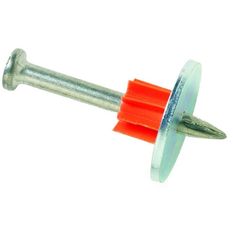 10 Pack Ramset 1512SD 1-1/2' .300 Head Diameter Drive Pin with 7/8' Washer 100 per Box