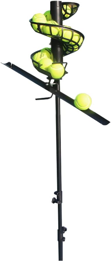 Tennis Ball Dropping Machine Tennis Ball Feeder Tennis Machine Lightweight Tennis Serving Machine 33 Balls