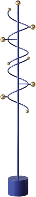 Coat Rack Stand Clothes Rack Stand, Hall Entryway Living Room Bedroom Office Creative Organizer, Hat Garment Scarfs Handbag Storage Holder, Stable Sh(Blue-20x185CM