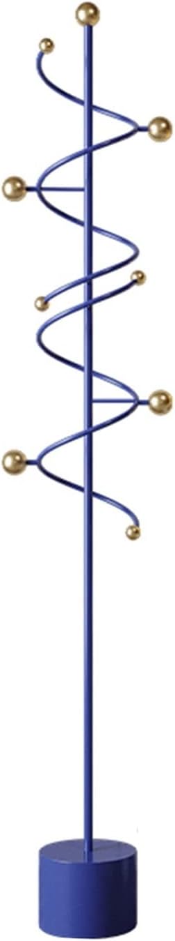Coat Rack Stand Clothes Rack Stand, Hall Entryway Living Room Bedroom Office Creative Organizer, Hat Garment Scarfs Handbag Storage Holder, Stable Sh(Blue-20x185CM