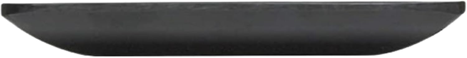 TrueCraftware- 10' x 10' Square Plate Classic Black Dinnerware Melamine Set of 12- Dishwasher Safe Reusable Dinner Plates Durable Lightweight Dinnerware for Dinner Dishes