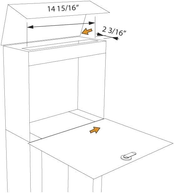 Stand MOLTO by Bravios - Modern Post-Mounted Stainless Steel Mailbox