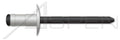 (4000 pcs) 3/16', Grip=0.250'-0.500', Multigrip Rivets, Aluminum Body/Steel Pin, Low Profile, Black Phosphate Coated Pin