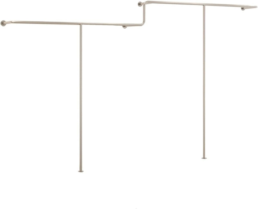 Creative Display Garment Rack in Boutique Clothing Stores, Wall Mounted Storage Clothes Shoe Bag Pipe Shelf, Retail Hanger Cloakroom Clothes Rod Bathroom to(One Color-Length 150CM