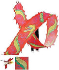 Handheld Dragon and Lion Dragon Ribbon Streamer, Dragon Silk Tassel, Dancing Dragon Ribbon Streamer